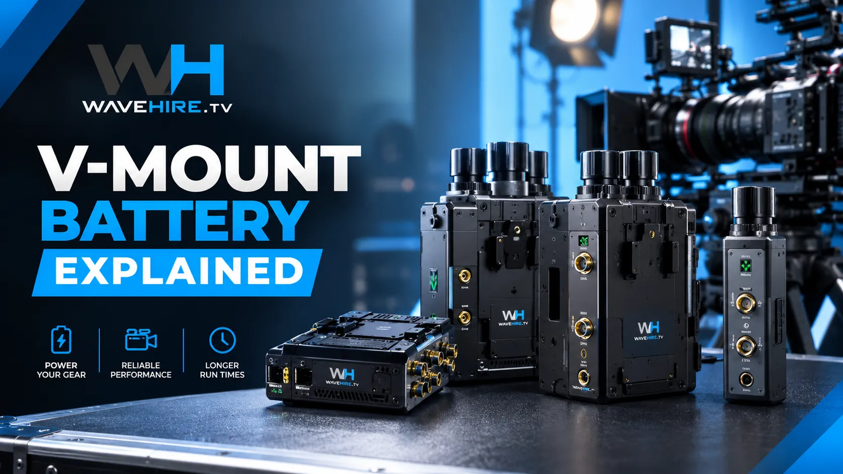 V-Mount Battery Explained: Wireless Broadcast Hire