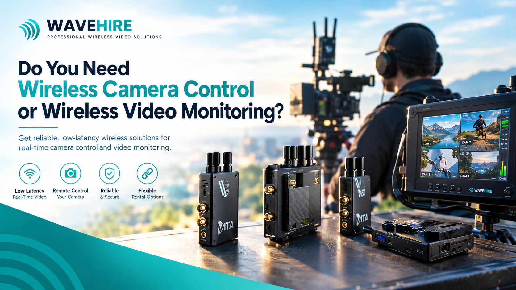 Do You Need Wireless Camera Control or Wireless Video Monitoring?
