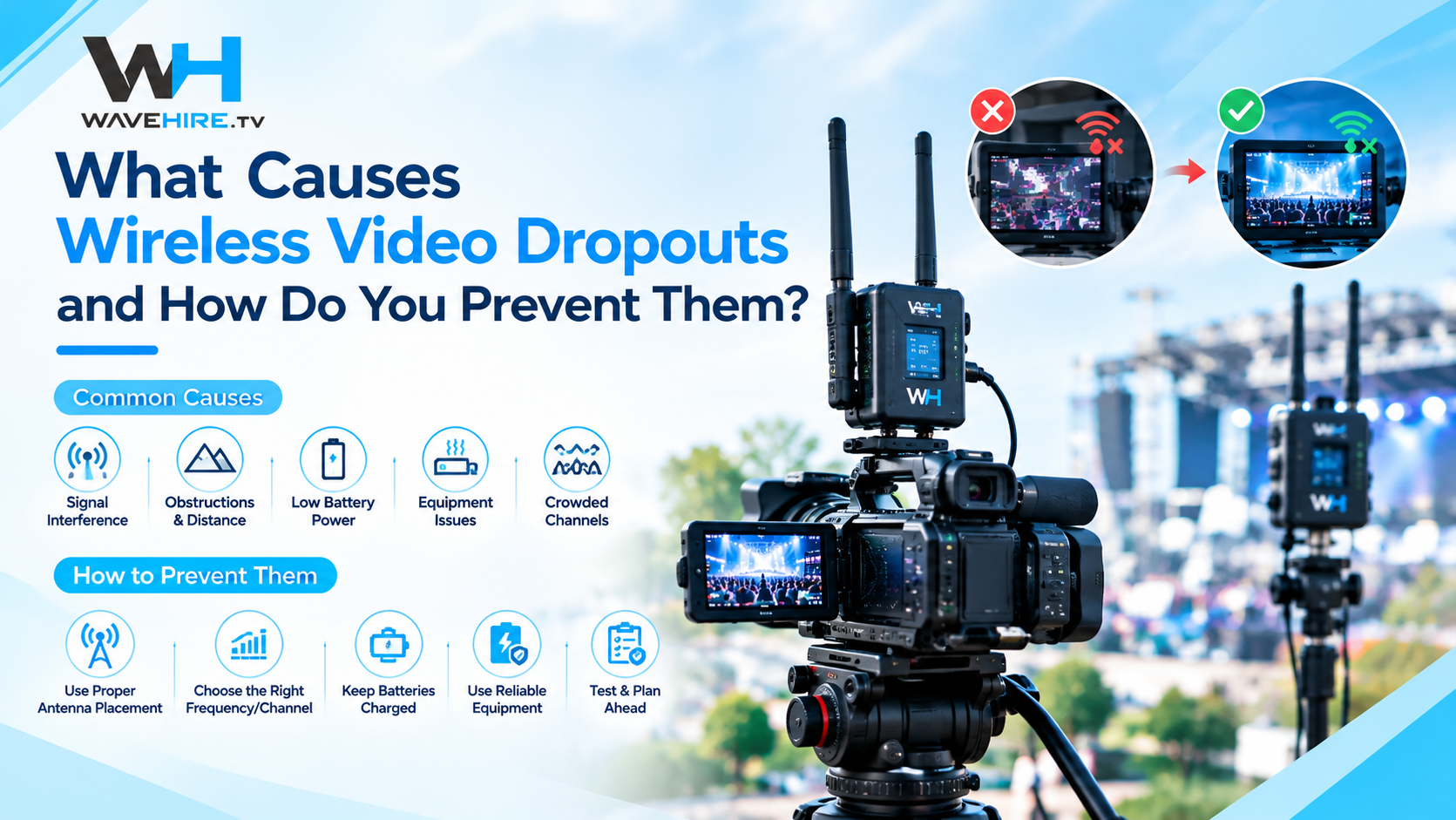 What Causes Wireless Video Dropouts and How Do You Prevent Them?