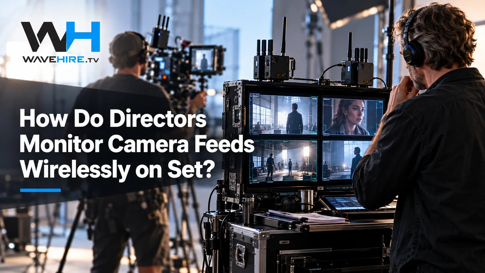 How Do Directors Monitor Camera Feeds Wirelessly on Set?